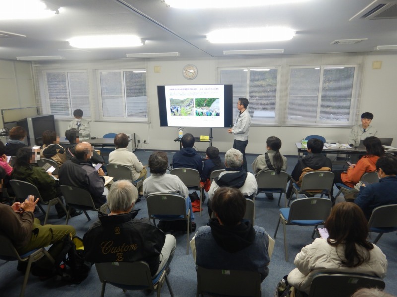 幾春別川ダム建設事業所にて意見交換会